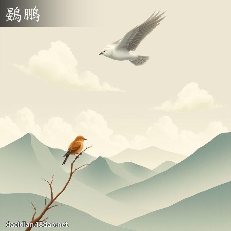 鷃鹏 - 国语大辞典配图
