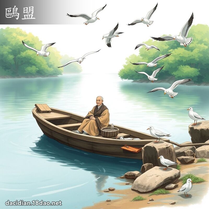 鷗盟 - 國語大辭典配圖