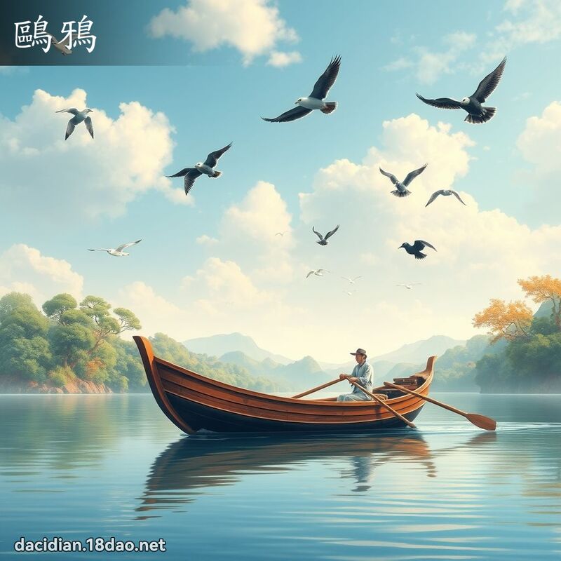 鸥鸦 - 国语大辞典配图