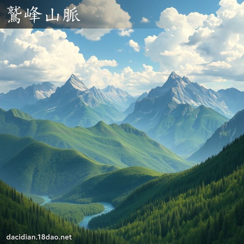鷲峰山脉 - 国语大辞典配图