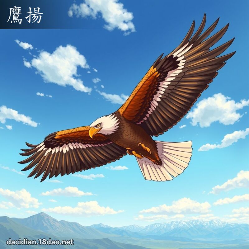 鹰扬 - 国语大辞典配图