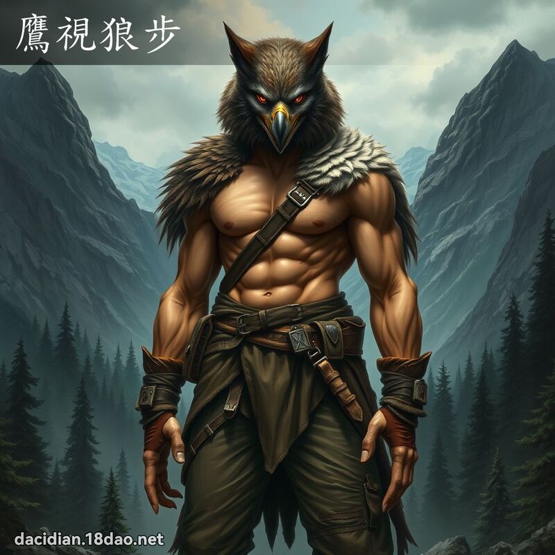 鷹視狼步 - 國語大辭典配圖
