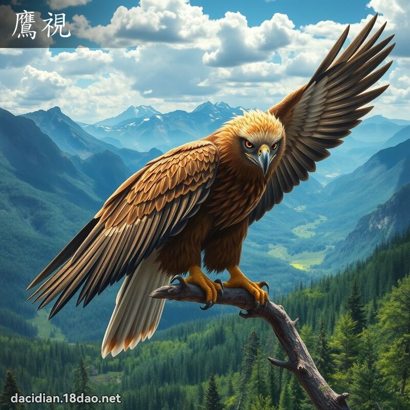 鷹視 - 國語大辭典配圖