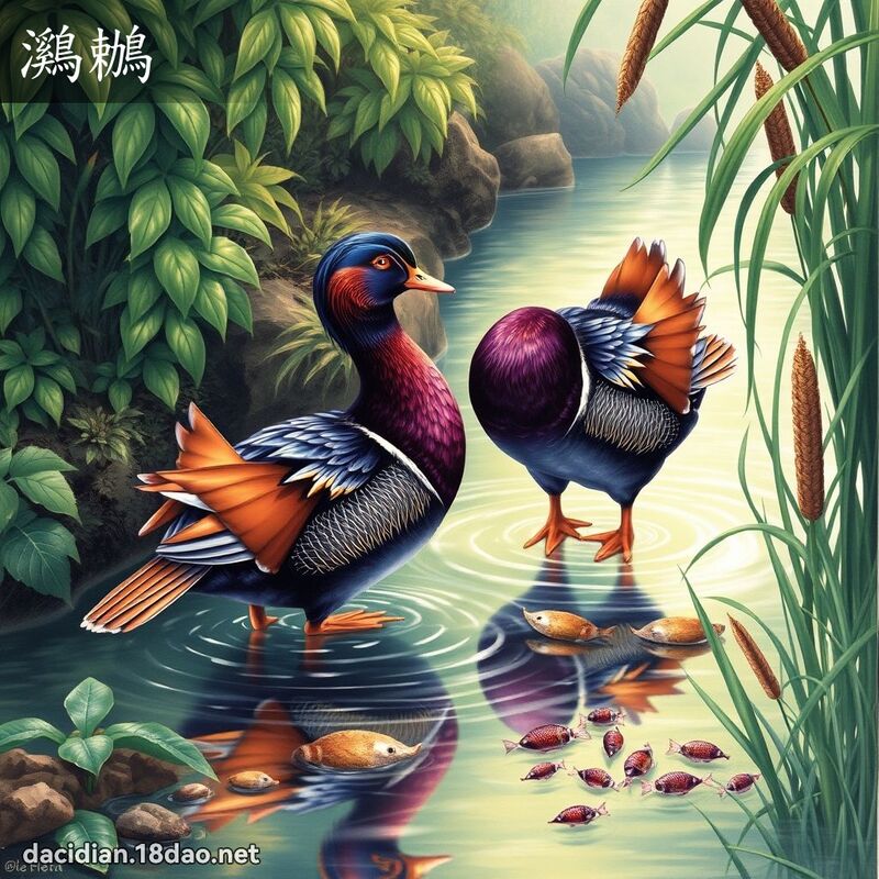 鸂鶒 - 國語大辭典配圖