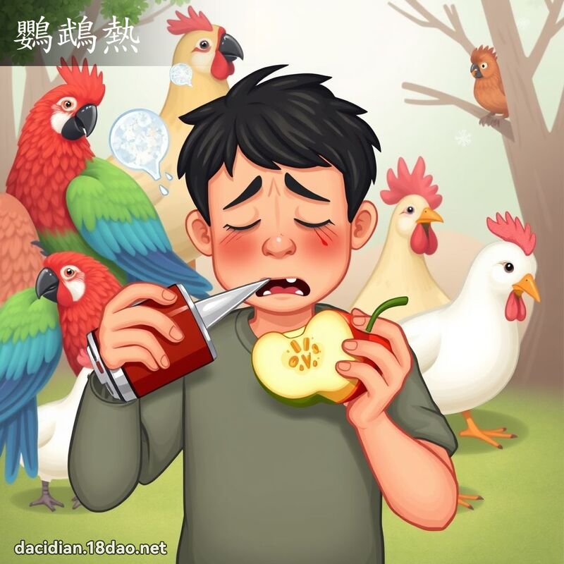 鸚鵡熱 - 國語大辭典配圖
