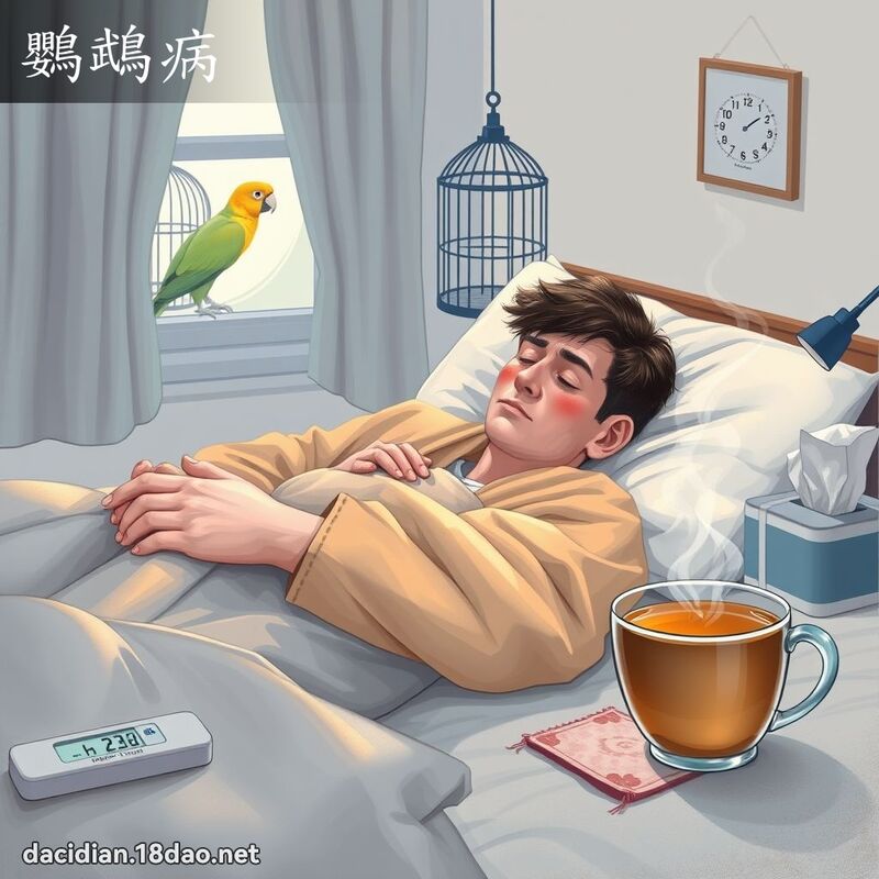 鸚鵡病 - 國語大辭典配圖