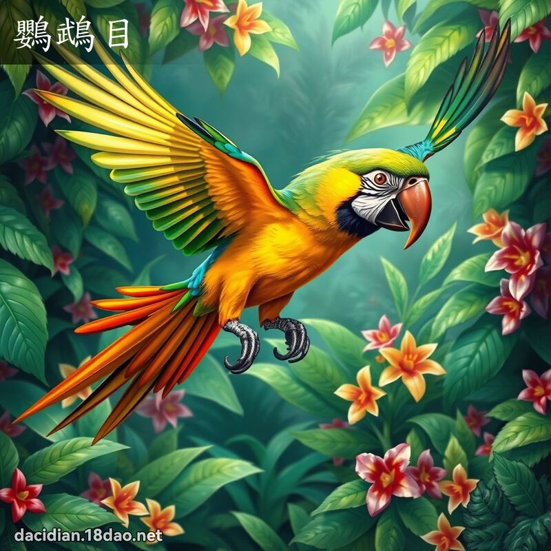 鸚鵡目 - 國語大辭典配圖