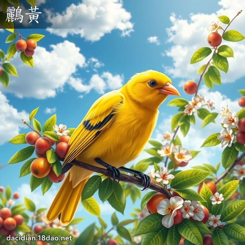 鸝黃 - 國語大辭典配圖