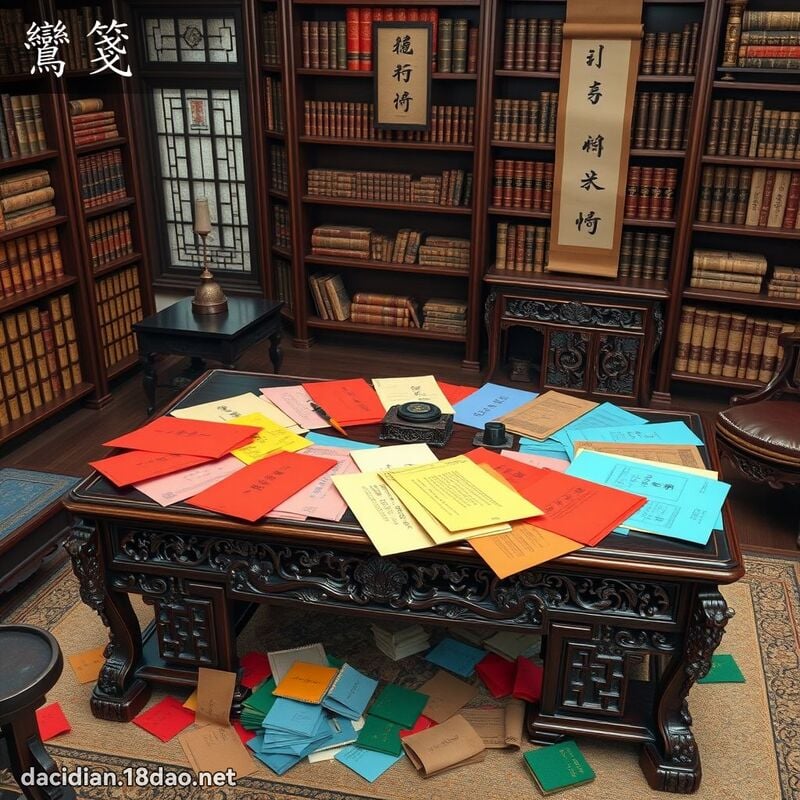 鸞箋 - 國語大辭典配圖