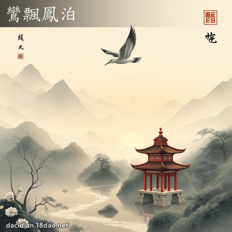 鸞飘凤泊 - 国语大辞典配图