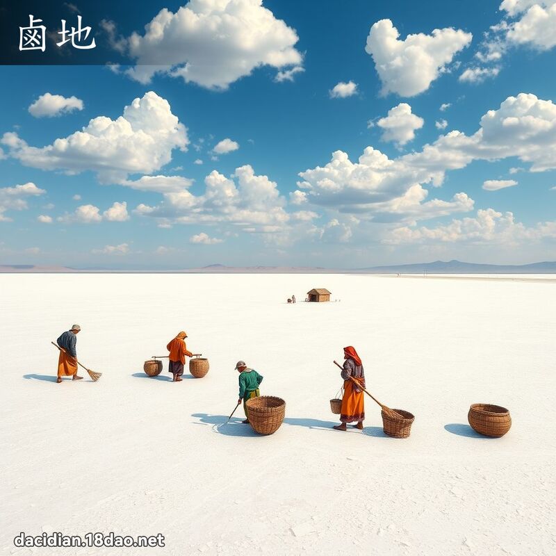 卤地 - 国语大辞典配图