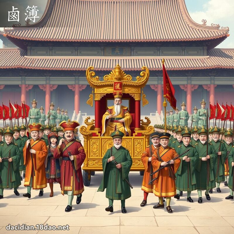 卤簿 - 国语大辞典配图