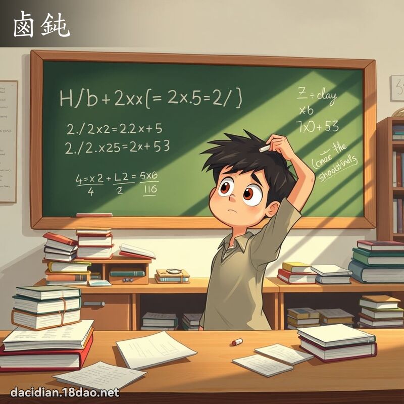 鹵鈍 - 國語大辭典配圖