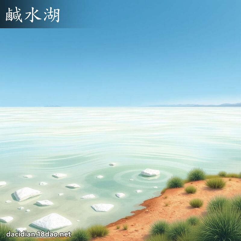 咸水湖 - 国语大辞典配图