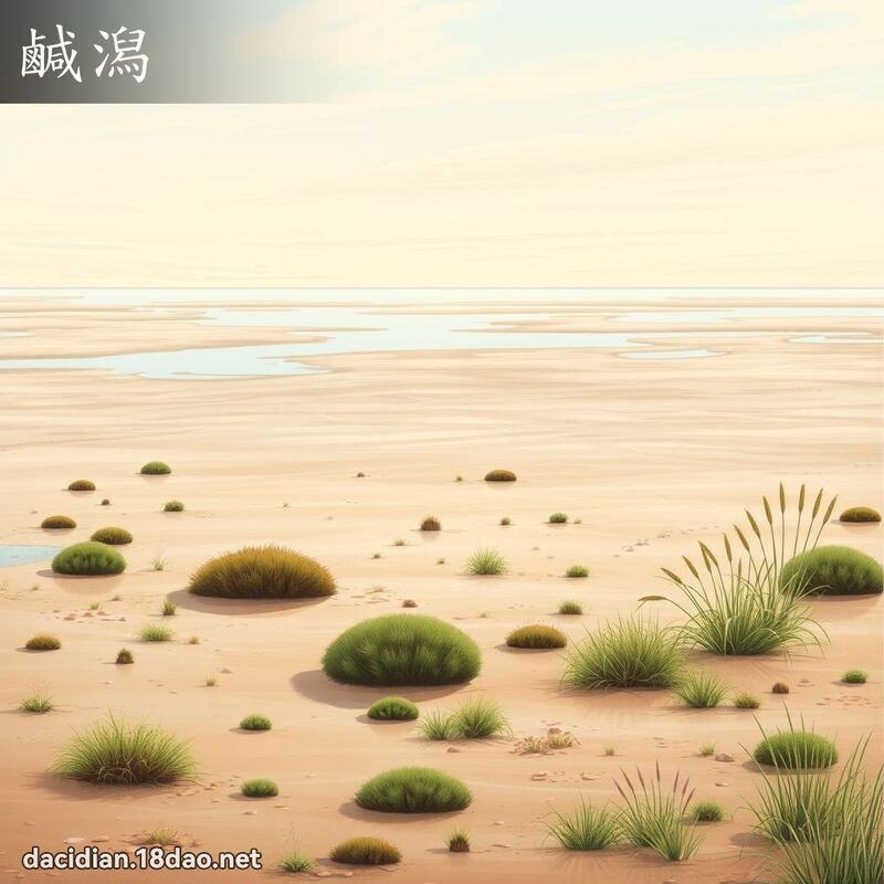 咸潟 - 国语大辞典配图