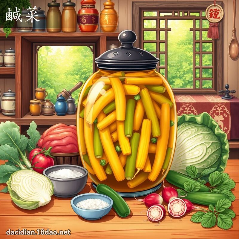 咸菜 - 国语大辞典配图