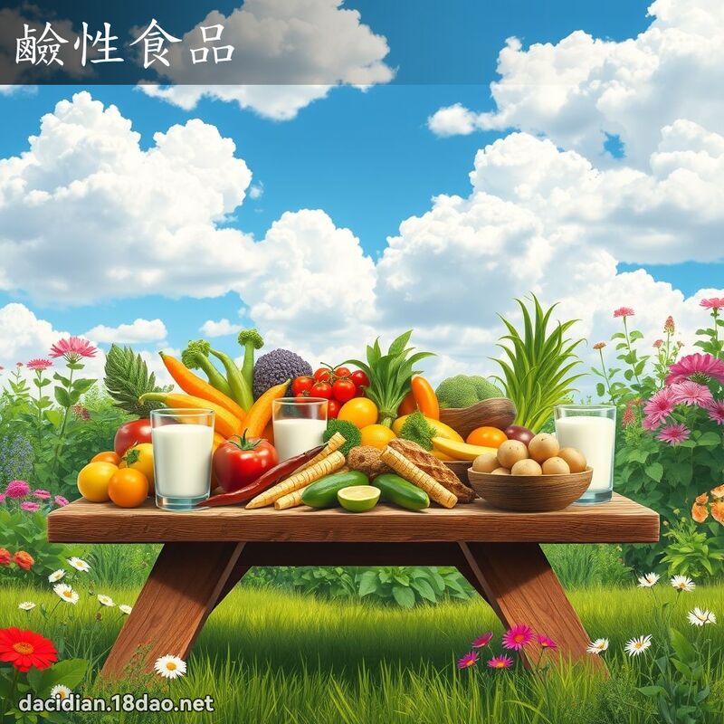 鹼性食品 - 國語大辭典配圖