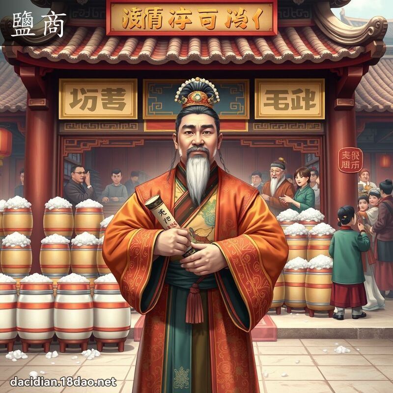 盐商 - 国语大辞典配图