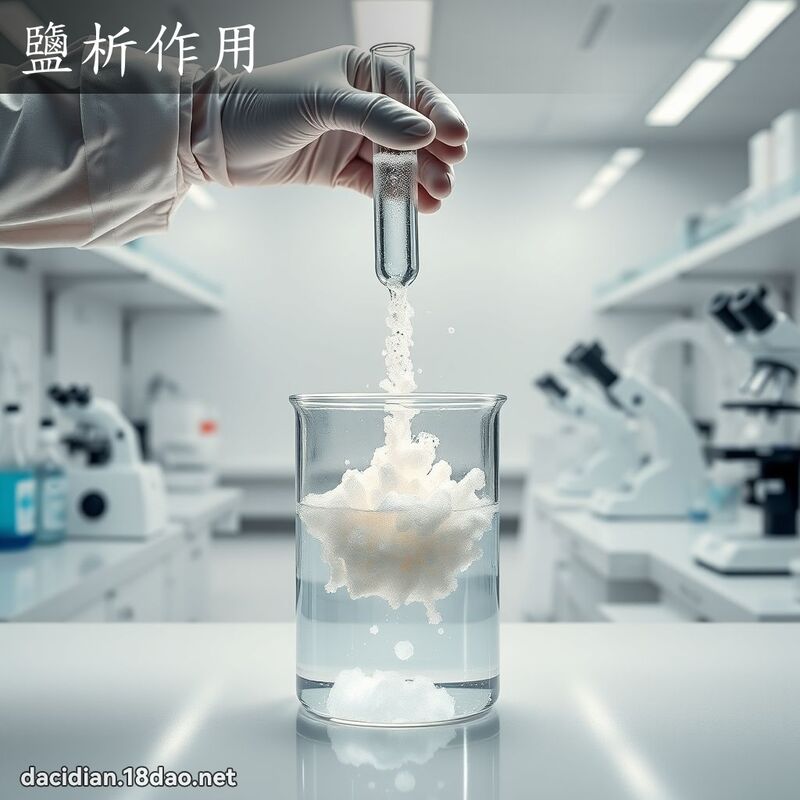 盐析作用 - 国语大辞典配图