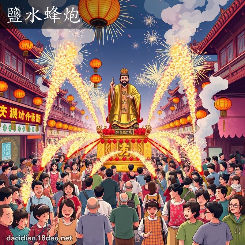 鹽水蜂炮 - 國語大辭典配圖