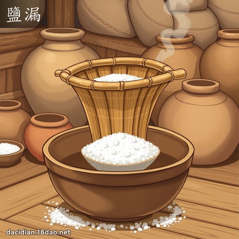 鹽漏 - 國語大辭典配圖