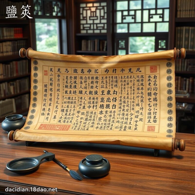 盐筴 - 国语大辞典配图