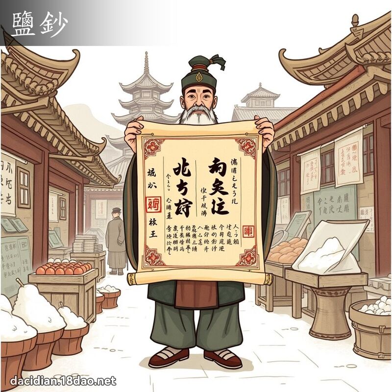 盐钞 - 国语大辞典配图