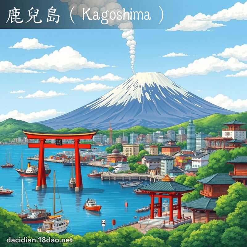 鹿兒島（Kagoshima） - 國語大辭典配圖