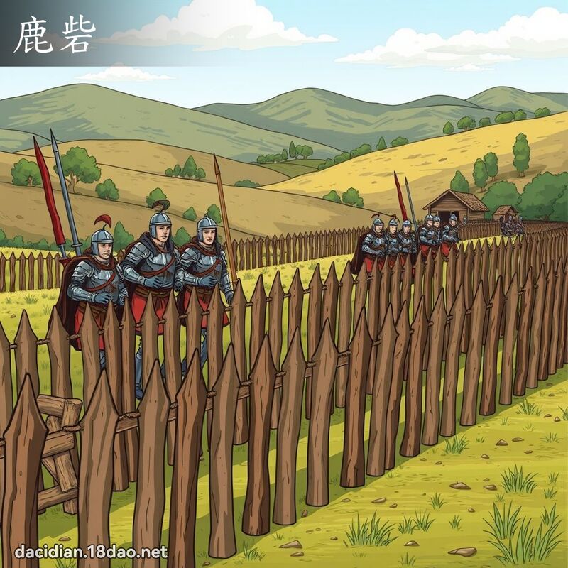 鹿砦 - 國語大辭典配圖