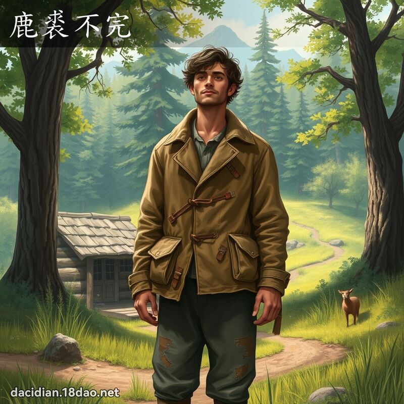 鹿裘不完 - 國語大辭典配圖