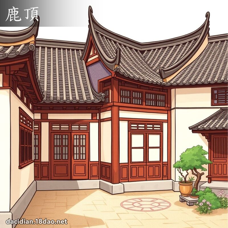 鹿頂 - 國語大辭典配圖
