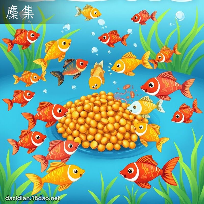 麇集 - 國語大辭典配圖