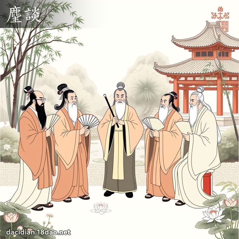 麈談 - 國語大辭典配圖