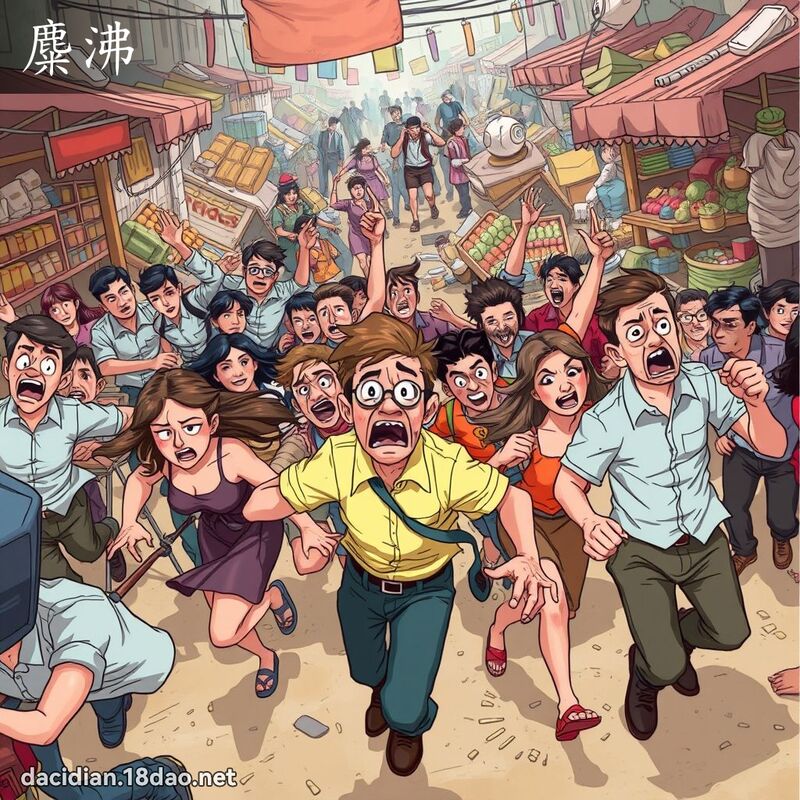 麋沸 - 國語大辭典配圖