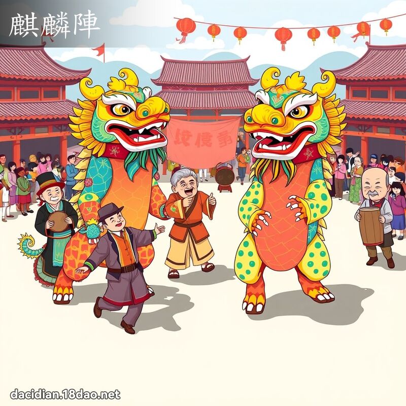 麒麟阵 - 国语大辞典配图