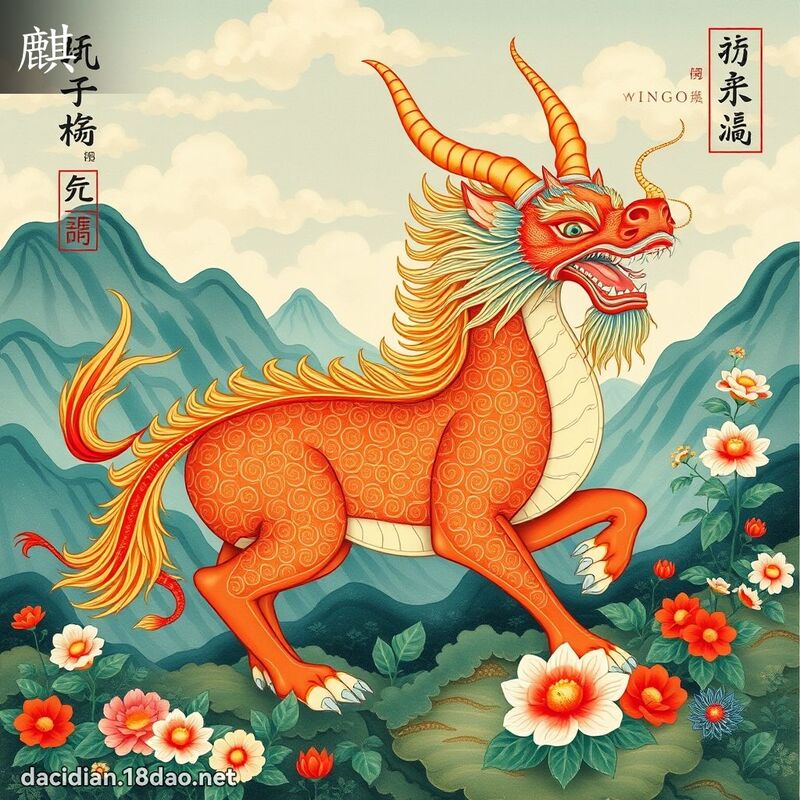 麒 - 国语大辞典配图