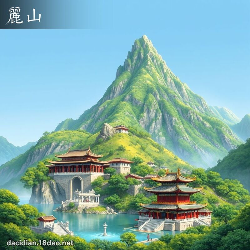 麗山 - 國語大辭典配圖