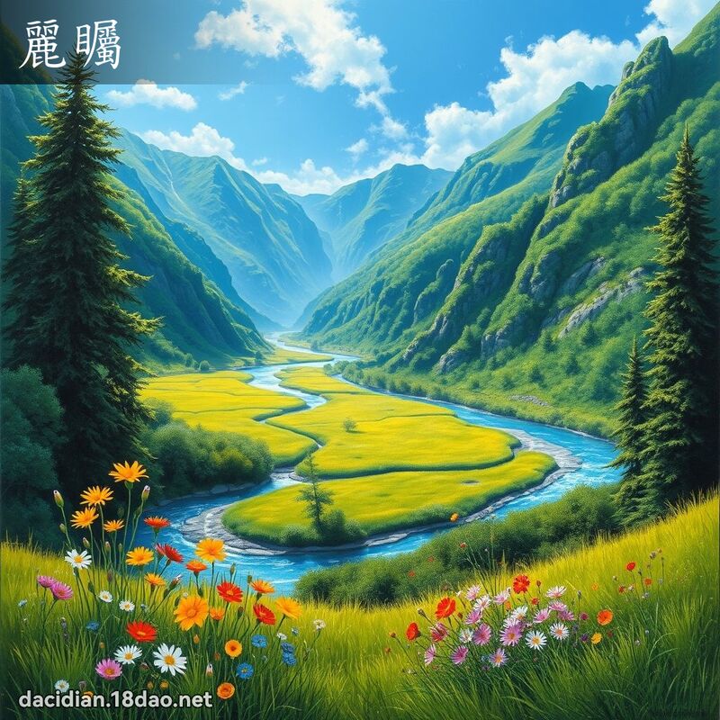 麗矚 - 國語大辭典配圖