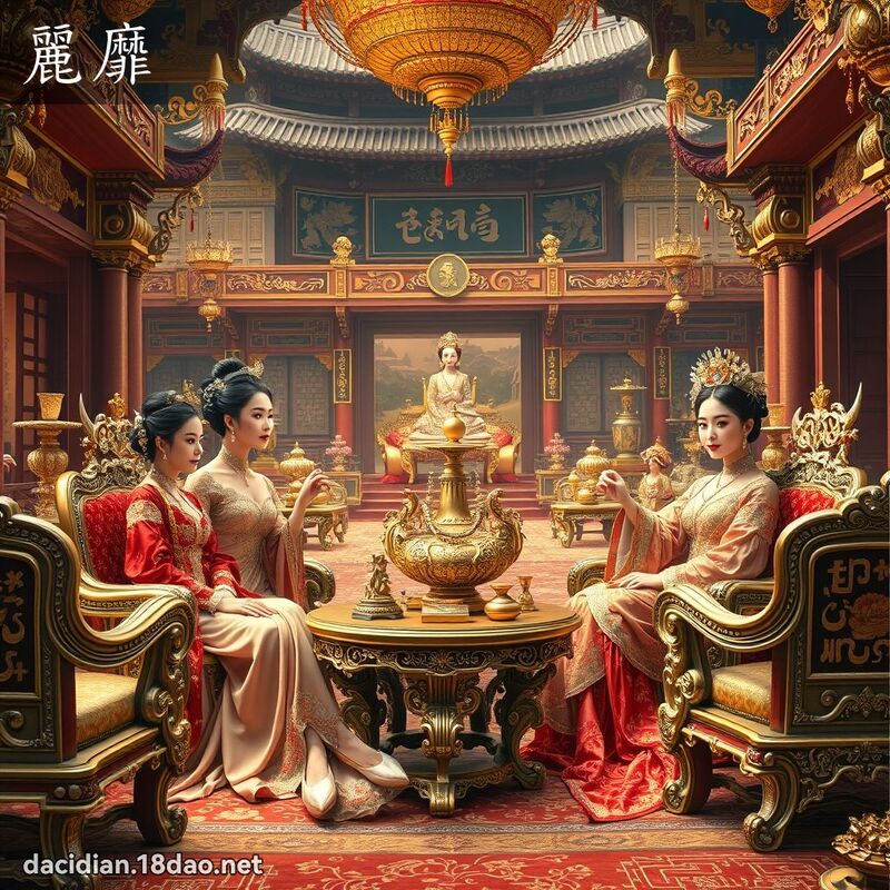 麗靡 - 國語大辭典配圖