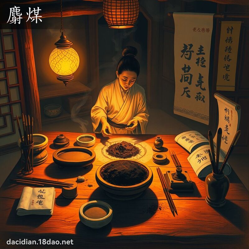 麝煤 - 國語大辭典配圖