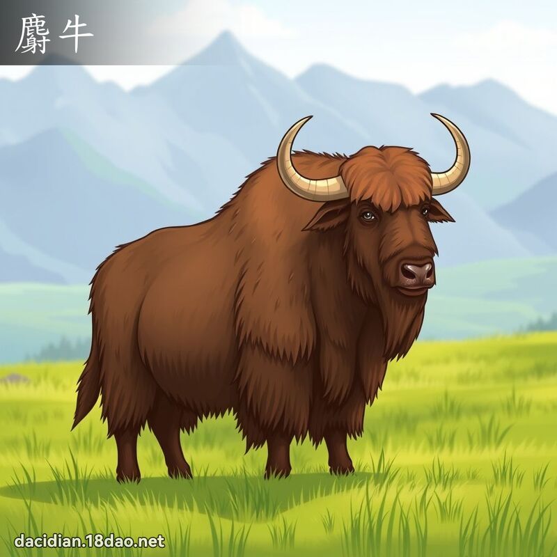 麝牛 - 國語大辭典配圖
