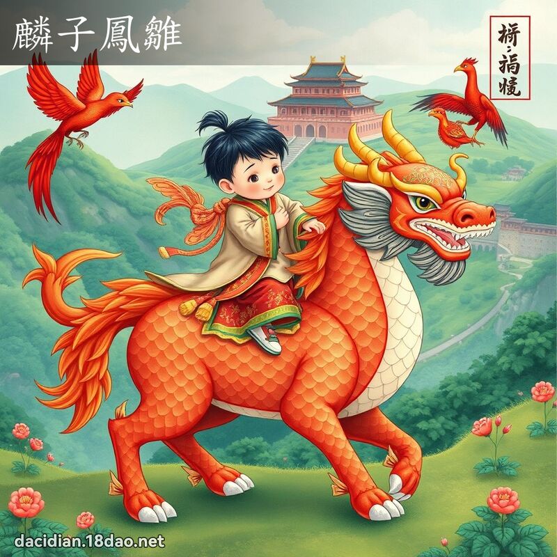 麟子鳳雛 - 國語大辭典配圖