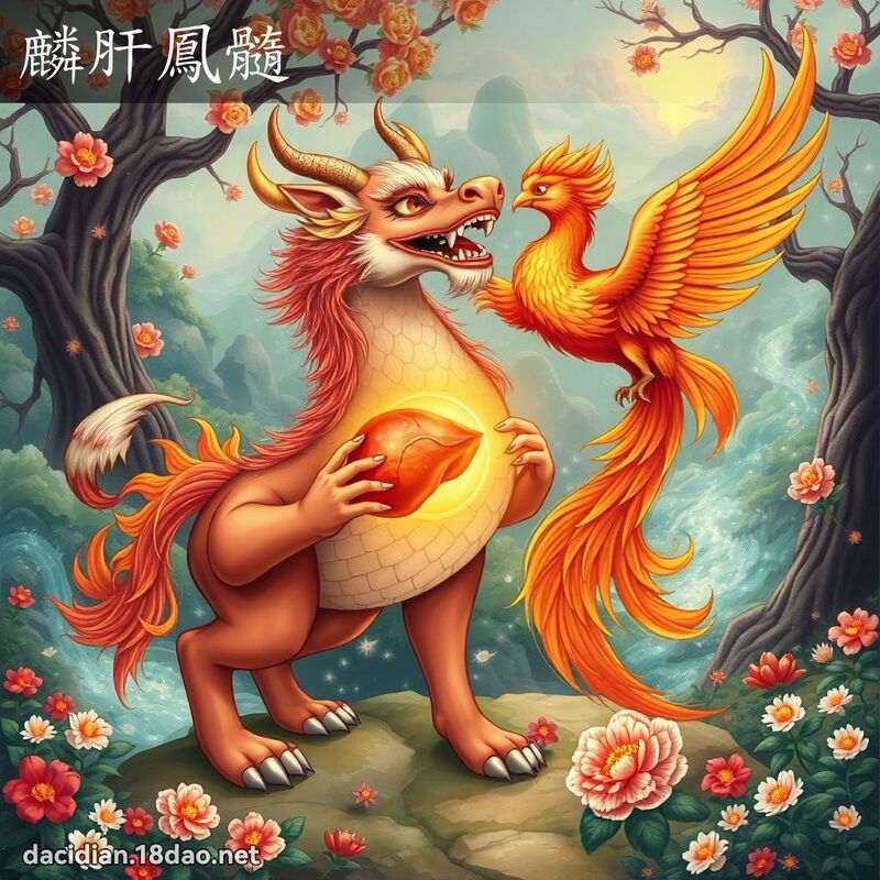 麟肝凤髓 - 国语大辞典配图