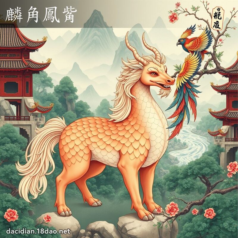 麟角鳳觜 - 國語大辭典配圖