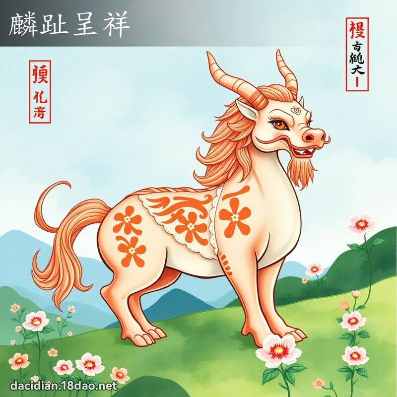 麟趾呈祥 - 国语大辞典配图