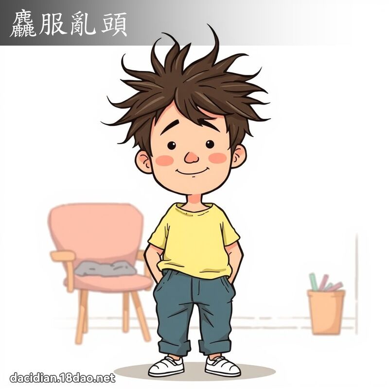 麤服乱头 - 国语大辞典配图