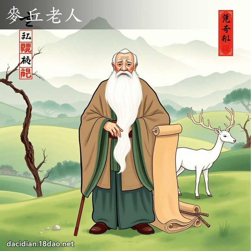 麥丘老人 - 國語大辭典配圖
