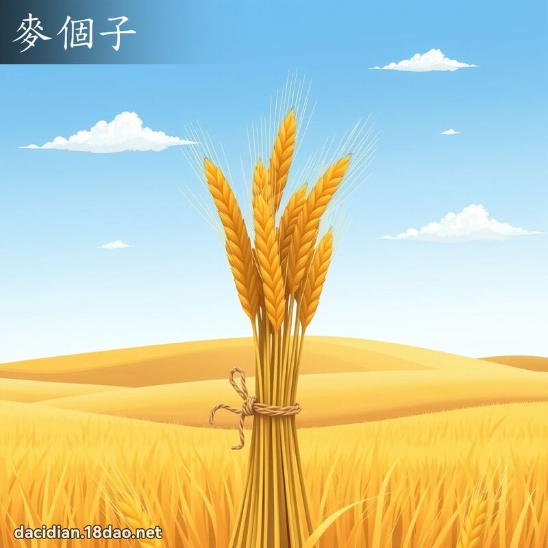 麦个子 - 国语大辞典配图