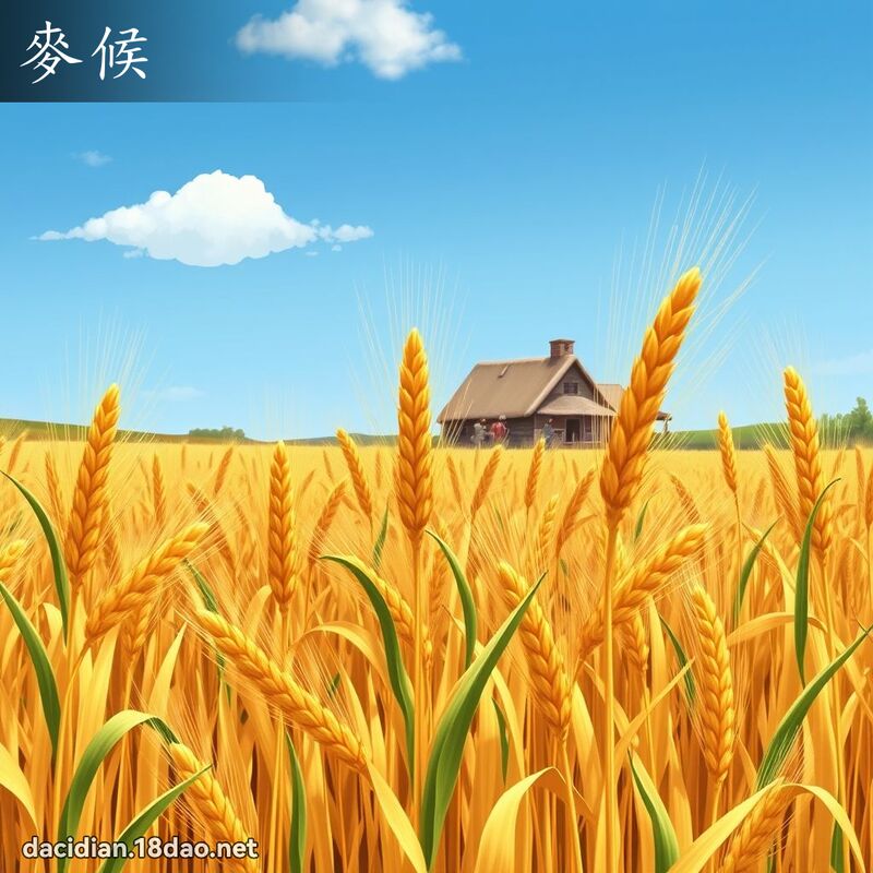 麦候 - 国语大辞典配图