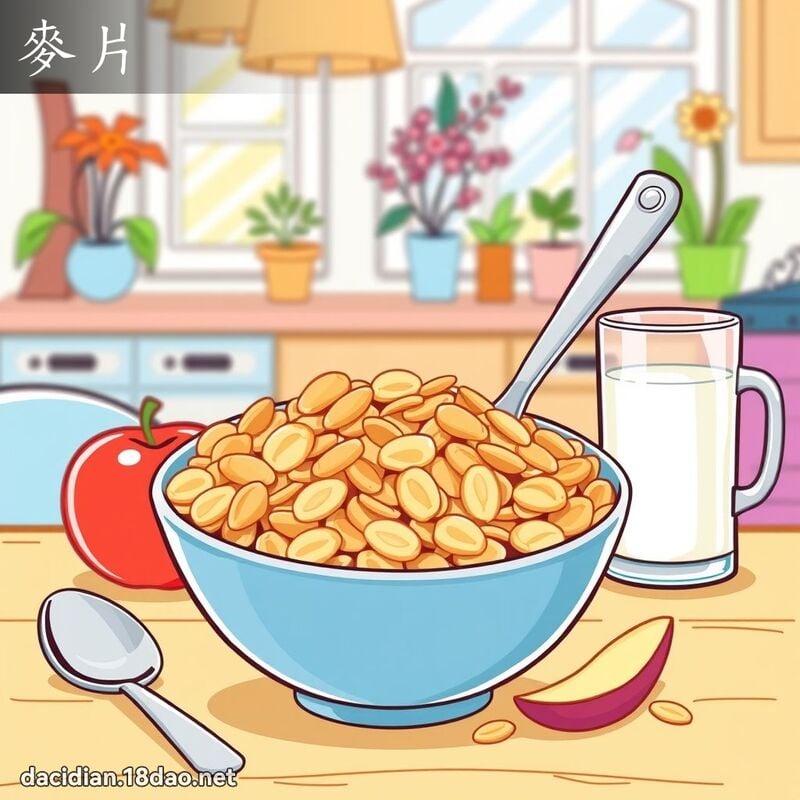 麦片 - 国语大辞典配图